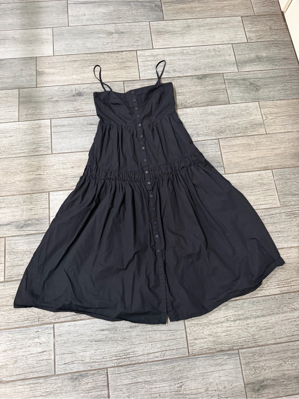 Quince Black Sundress